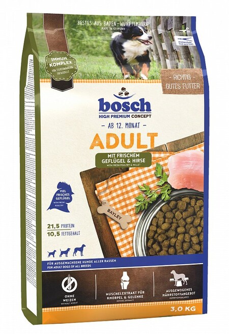 Bosch Adult полнорационный корм для взрослых собак со средним уровнем активности