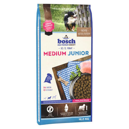 Bosch Junior Medium полнорационный корм для щенков средних пород