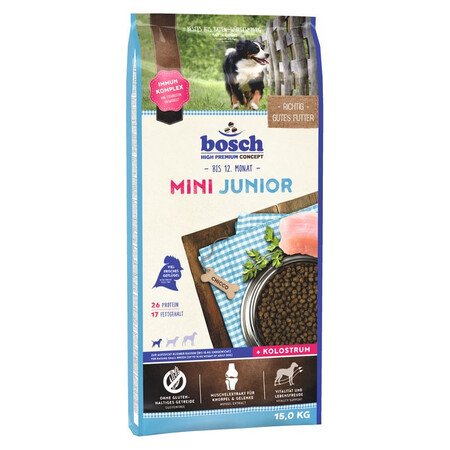 Bosch Mini Junior полнорационный корм для щенков маленьких пород