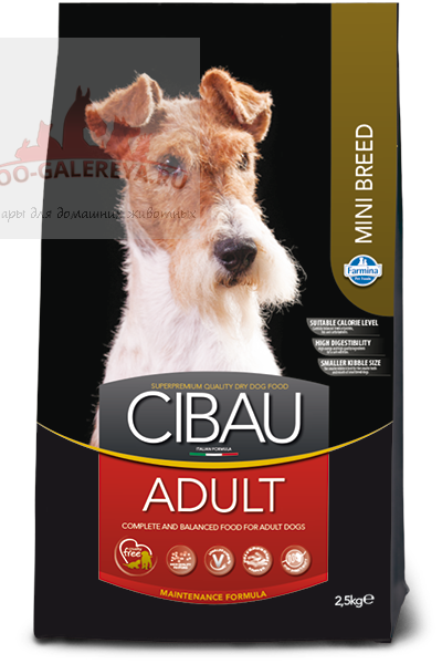 CIBAU Adult Mini корм для собак мелких пород