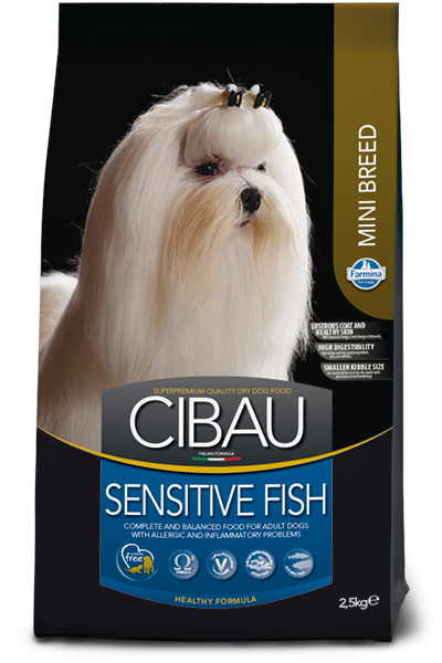 CIBAU Sensitive Mini корм для собак мелких пород с рыбой