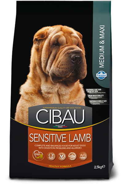 CIBAU Sensitive Medium & Maxi корм для собак средних и крупных пород с ягненком
