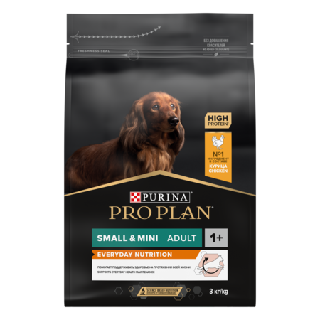 PRO PLAN® Everyday Nutrition сухой корм для взрослых собак мелких и карликовых пород с курицей