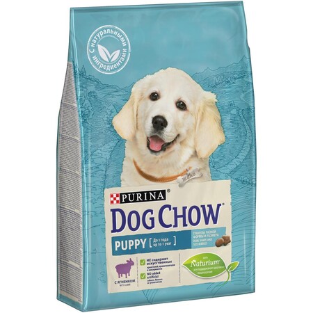 DOG CHOW "Puppy" сухой корм для щенков до 1 года с Ягненком