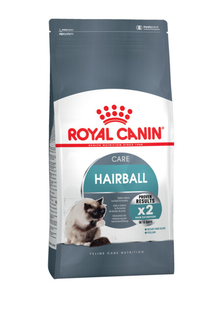 ROYAL CANIN HAIRBALL CARE корм для взрослых кошек в целях профилактики образования волосяных комочков в желудочно-кишечном тракте