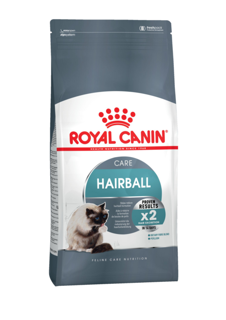 ROYAL CANIN HAIRBALL CARE 2 кг корм для взрослых кошек в целях профилактики образования волосяных комочков в желудочно-кишечном тракте