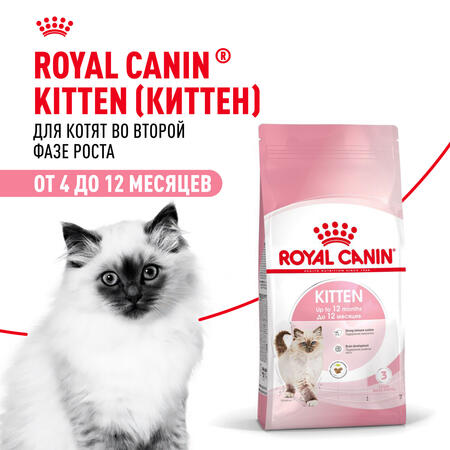 ROYAL CANIN KITTEN корм для котят в возрасте до 12 месяцев