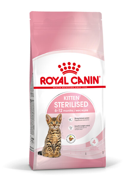 ROYAL CANIN KITTEN STERILISED корм для стерилизованных котят с момента операции до 12 месяцев