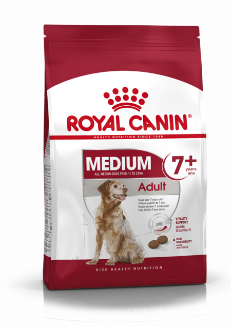 ROYAL CANIN MEDIUM ADULT 7+ корм для собак от 7 до 10 лет