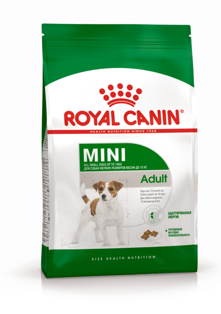 ROYAL CANIN MINI ADULT корм для собак мелких пород с 10 месяцев до 8 лет