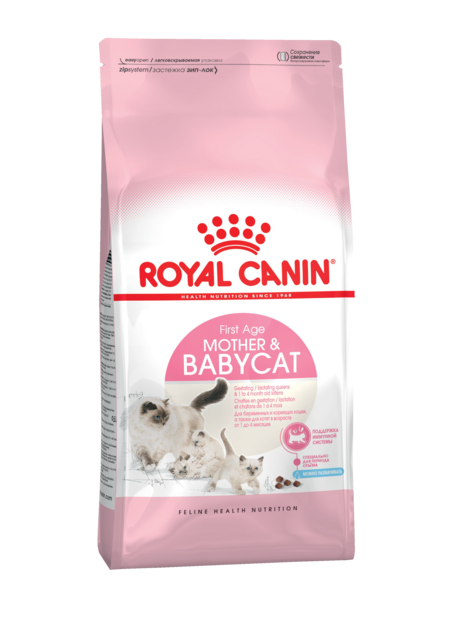 ROYAL CANIN MOTHER&BABYCAT 400 г полнорационный корм для котят в возрасте от 1 до 4 месяцев, а также для кошек в период беременности и лактации