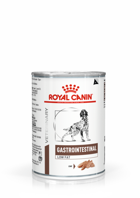 ROYAL CANIN VD GASTRO INTESTINAL LOW FAT 410 г консервы ветеринарная диета для собак ограниченным содержанием жиров при нарушениях пищеварения