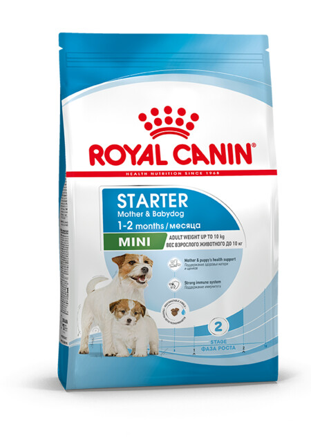 ROYAL CANIN MINI STARTER корм для щенков до 2-х месяцев, беременных и кормящих сук