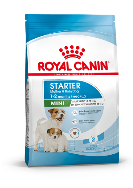 ROYAL CANIN MINI STARTER корм для щенков до 2-х месяцев, беременных и кормящих сук