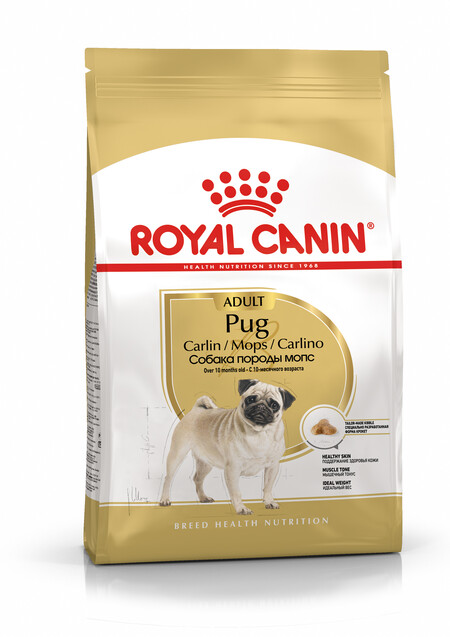 ROYAL CANIN PUG ADULT корм для собак породы мопс от 10 месяцев