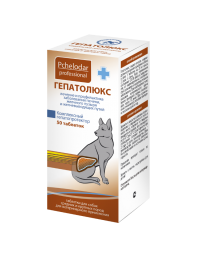 ПЧЕЛОДАР Гепатолюкс 50 таб для профилактики и лечения печени у собак средних и крупных пород