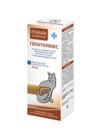 ПЧЕЛОДАР Гепатолюкс 25 мл для профилактики и лечения печени у кошек