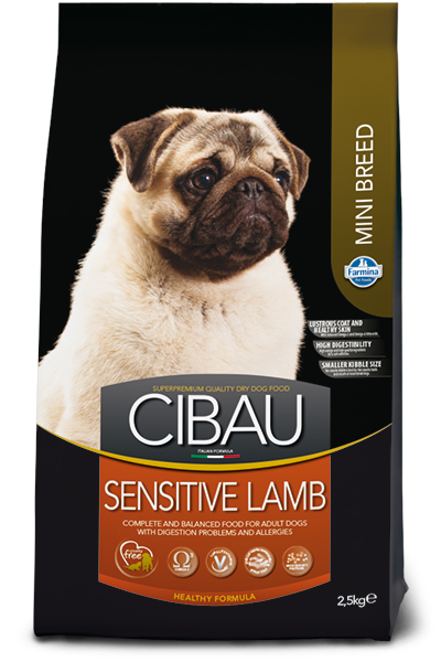 CIBAU Sensitive Mini 800 г корм для собак мелких пород с ягненком