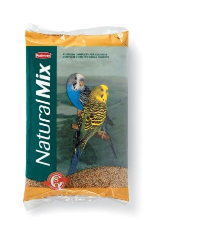 PADOVAN NATURALMIX Cocorite 1 кг корм для волнистых попугайчиков основной.