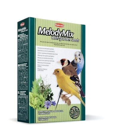 PADOVAN MELODYMIX semi della salute 300 г смесь из семян луговых трав для здорового питания птиц.