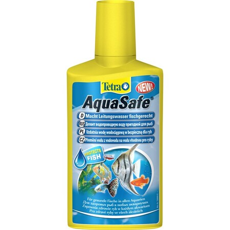 TETRA AQUA SAFE 250 мл препарат для подготовки водопроводной воды в воду, пригодную для обитания аквариумных рыб