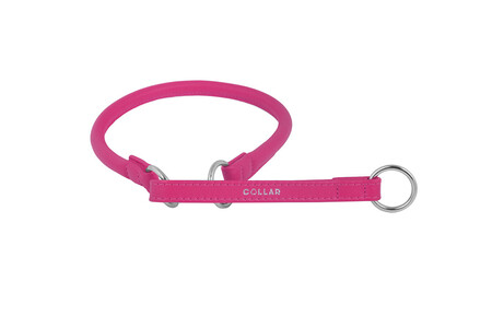 Ошейник "CoLLaR GLAMOUR" круглый для длинношерстных собак (ширина 6мм, длина 25-33см) розовый
