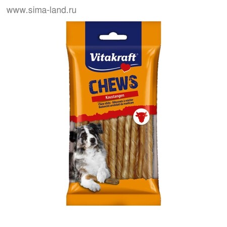 VITAKRAFT CHEWS 12,5 см 25 шт набор жевательные палочки для собак из сыромятной кожи
