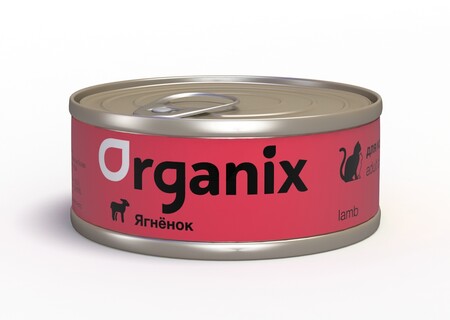 Organix Консервы для кошек с ягненком. 100 г