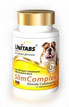 UNITABS Slim Complex UT c Q10 100 таб для собак