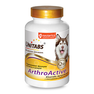 UNITABS ArthroActive c Q10 100 таб для собак при болезнях суставов