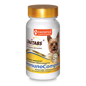 UNITABS ImmunoComplex с Q10 100 таб для мелких собак