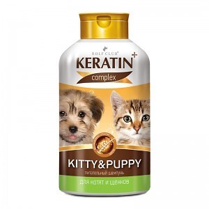 KERATIN+ 400 мл шампунь Kitty&Puppy для котят и щенков