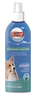 CLINY 200 мл кондиционер-антистатик спрей для кошек и собак