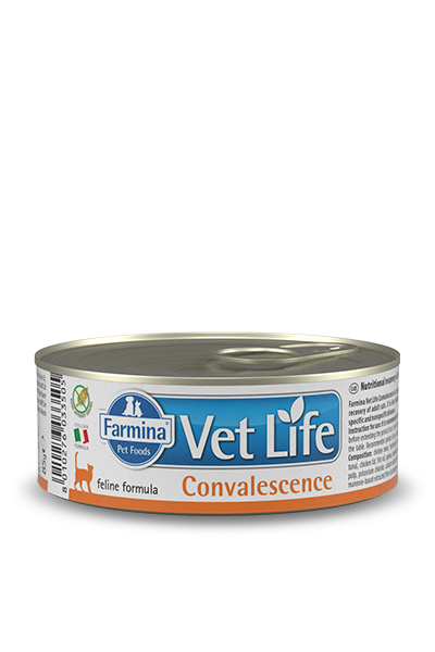FARMINA VET LIFE NATURAL DIET CAT CONVALESCENCE 85 г консервы паштет диета для кошек в период восстановления