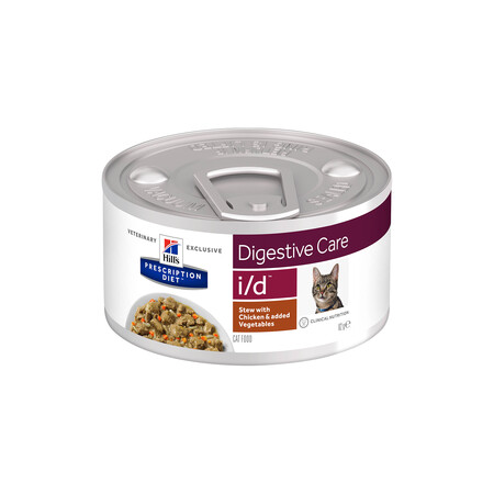 Hill`s Prescription Diet i/d Digestive Care 82 г консервы для кошек с расстройствами пищеварения рагу курица и овощи