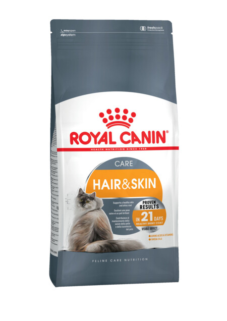 ROYAL CANIN HAIR & SKIN CARE корм для взрослых кошек в целях поддержания здоровья кожи и шерсти