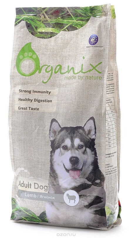 Organix сухой корм для собак с ягненком и рисом Adult Dog Lamb