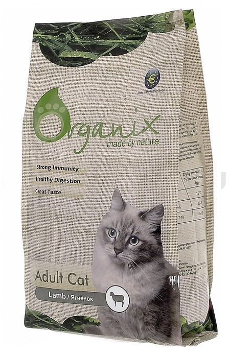 Organix Сух.корм Для кошек с ягненком (Adult Cat Lamb)