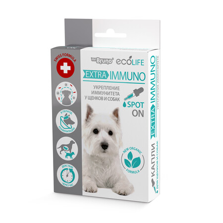 Mr.BRUNO Ecolife Extra-Immuno 10 мл капли для щенков и собак для укрепления иммунитета
