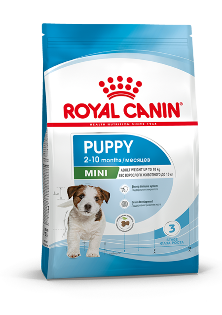 ROYAL CANIN MINI PUPPY корм для щенков мелких пород с 2 до 10 месяцев