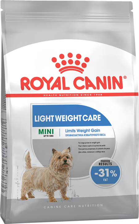 ROYAL CANIN MINI LIGHT WEIGHT CARE корм для собак мелких пород склонных к избыточному весу