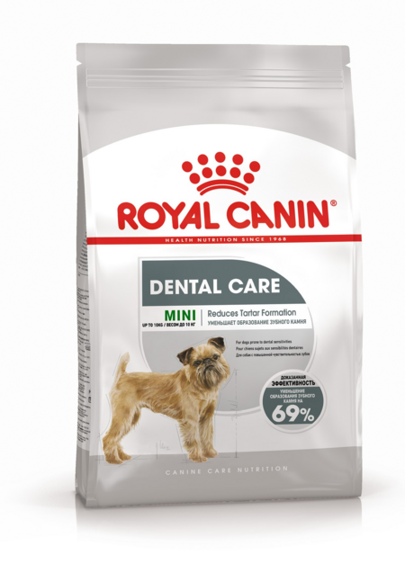 ROYAL CANIN MINI DENTAL CARE для собак мелких пород с повышенной чувствительностью зубов