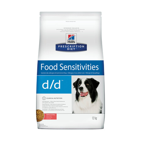 Hill`s Prescription Diet d/d Food Sensitivities сухой корм для собак с пищевыми аллергиями лосось и рис