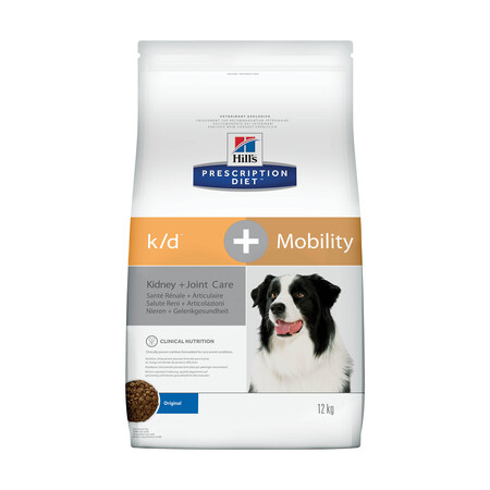 Hill`s Prescription Diet k/d + Mobility Kidney Joint Care 12 кг сухой корм для собак с заболеваниями почек и суставов