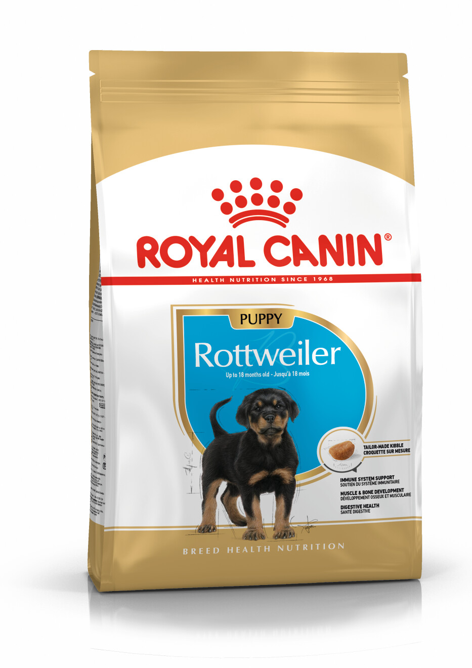 ROYAL CANIN ROTTWEILER PUPPY 12 кг корм для щенков Ротвейлера до 18 месяцев