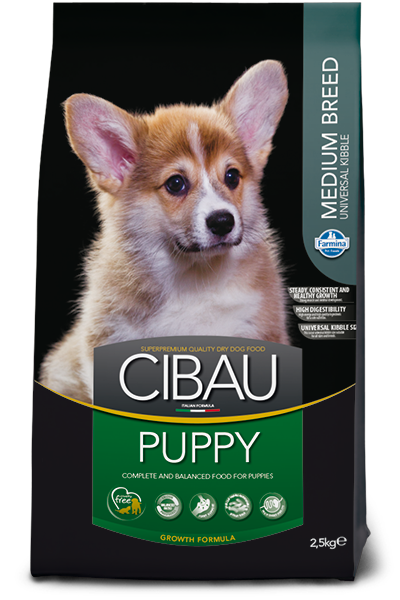 CIBAU Puppy Medium 2,5 кг корм для щенков средних пород
