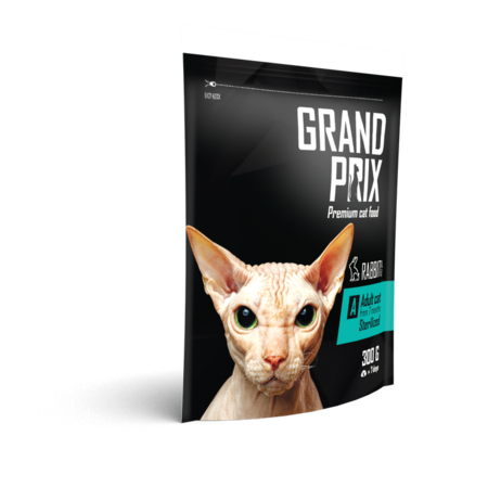 GRAND PRIX Adult Sterilized сухой корм для кошек с кроликом