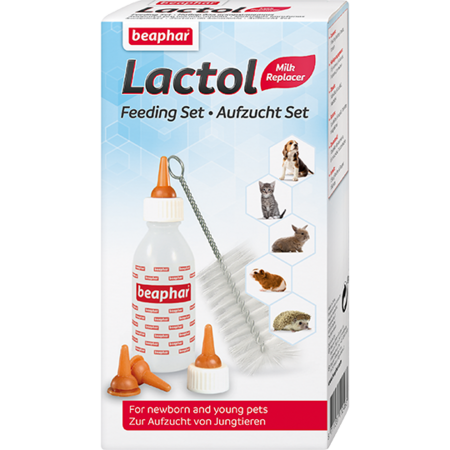 BEAPHAR Lactol набор для вскармливания новорожденных, подрастающих и больных животных