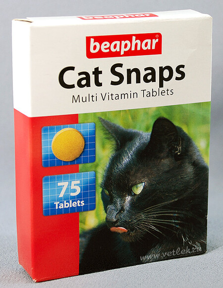 BEAPHAR Cat snaps 75 таблеток комплексная пищевая добавка для кошек