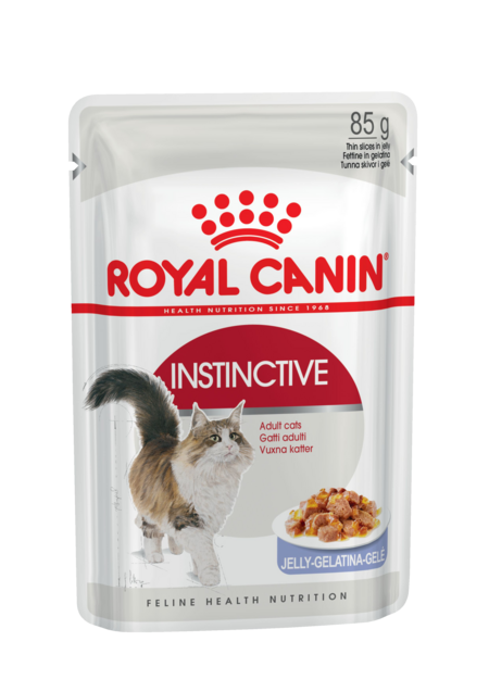 ROYAL CANIN INSTINCTIVE 85 г пауч желе влажный корм для кошек старше 1-го года 1х28